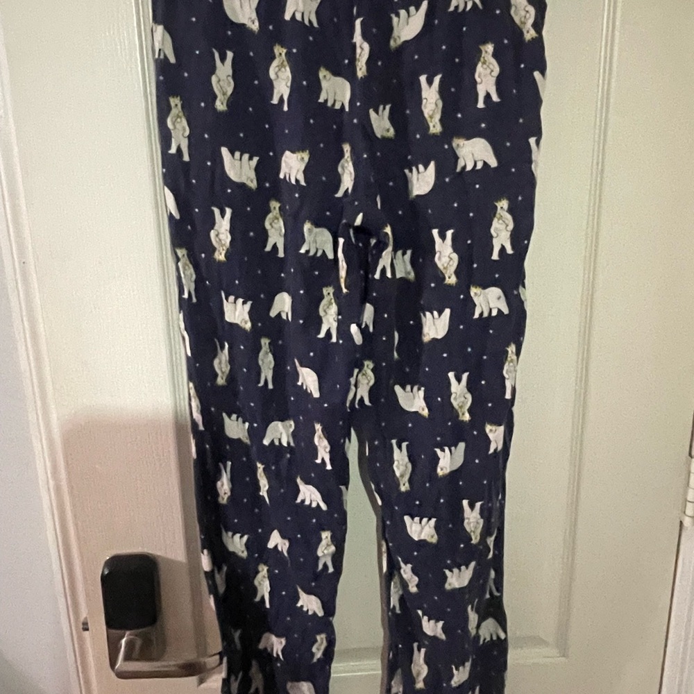 Aerie Navy Pajama Pants with Polar Bear Print - Picture 2 of 5